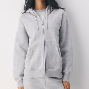 TNA Cozy Fleece Boyfriend Zip Hoodie